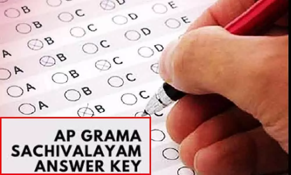 AP Grama Sachivalayam 2020 answer key