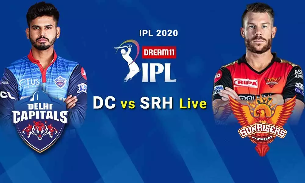 DC vs SRH Live Cricket Score IPL 2020 Match 11 Updates