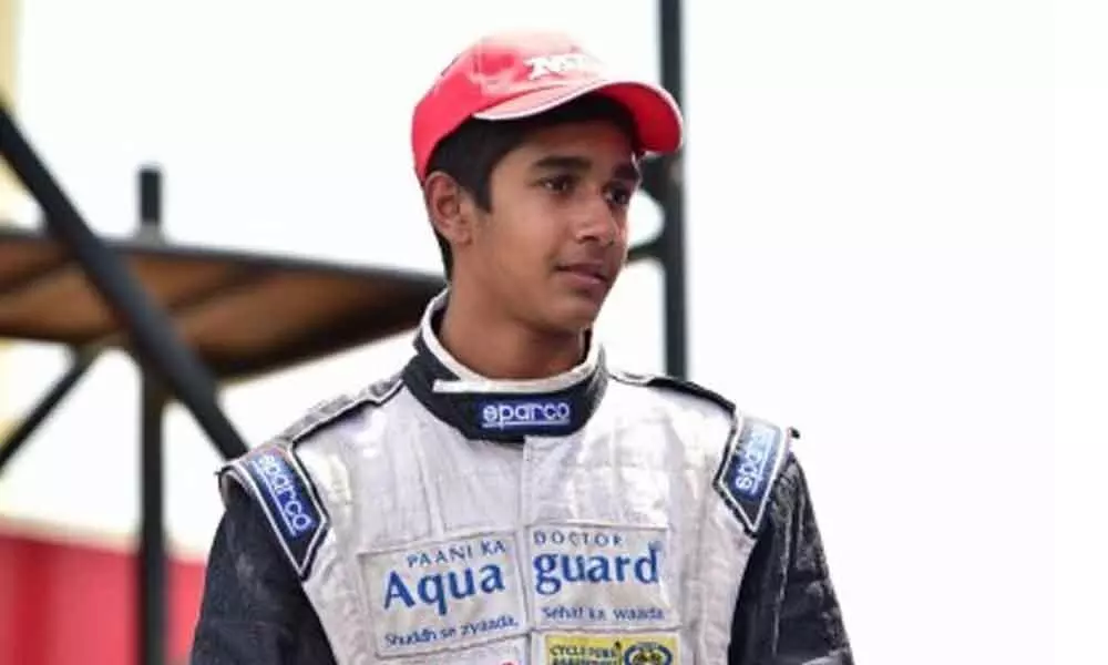 Two-time National Karting Championship winner Yash Aradhya