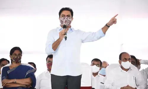 Pragathi Nivedika report on Hyderabads development: KTR