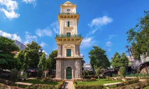 Hyderabads Historic Mahboob Chowk Clock Tower renovated, KTR showers praises on GHMC