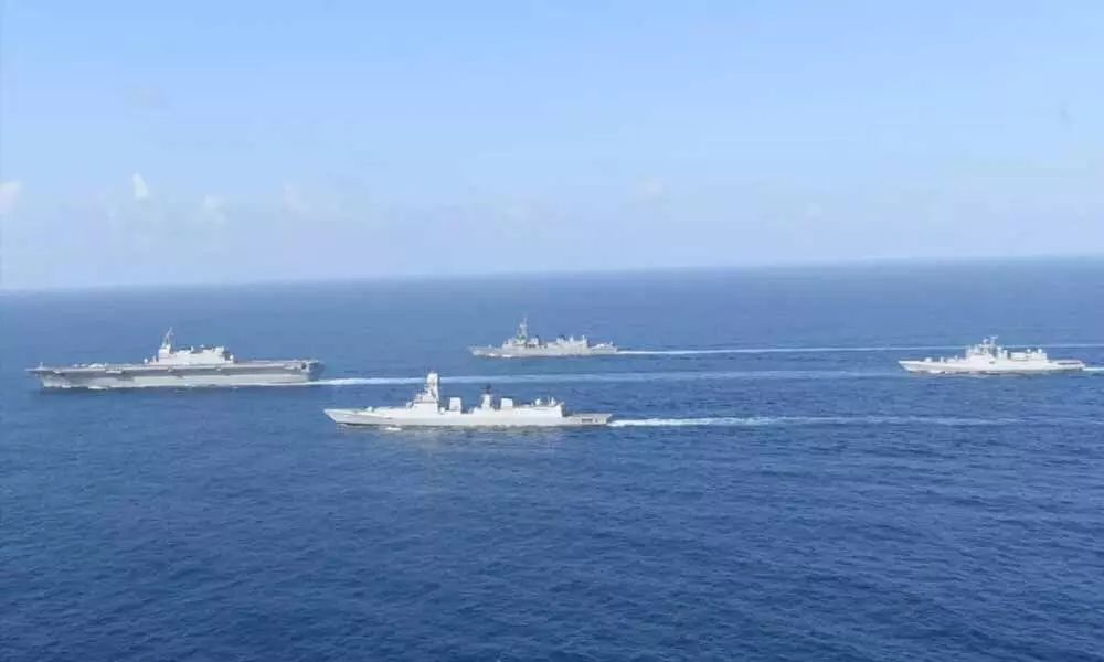 Indian Navy exercises with Russia, Quad countries