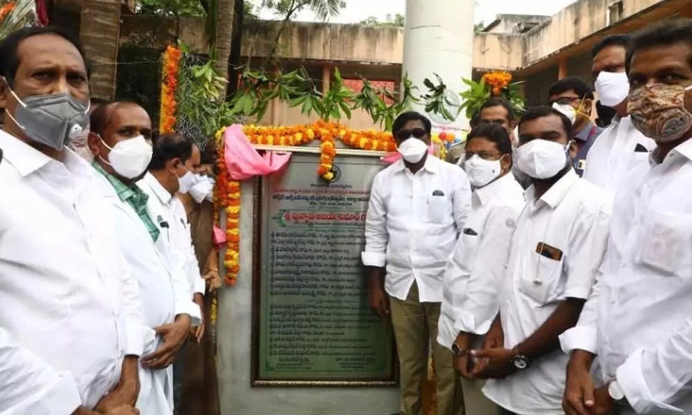Minister Puvvada Ajay Kumar inaugurates oxygen plant