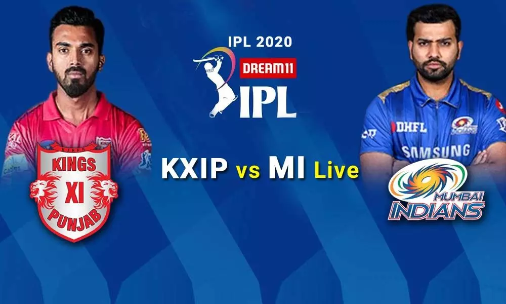 Live Cricket Score KXIP vs MI, IPL 2020