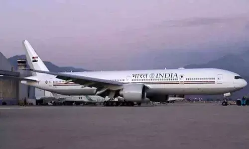 Air India One, equipped with missile systems, lands in Delhi