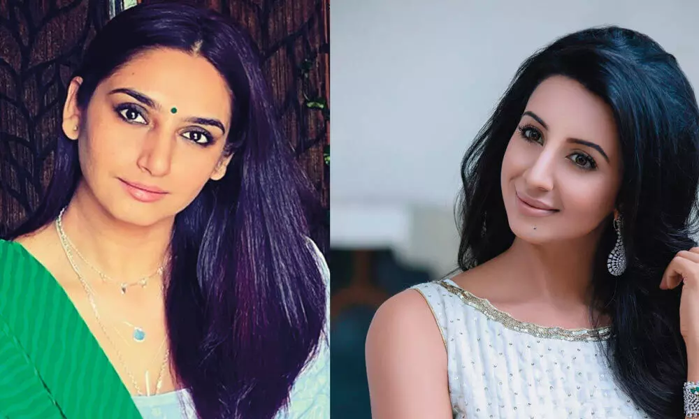 Ragini Dwivedi and Sanjjanaa Galrani