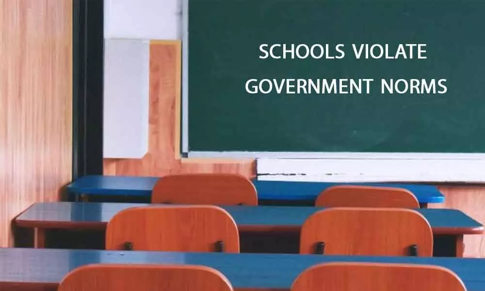 Parents cry foul as schools violate government norms