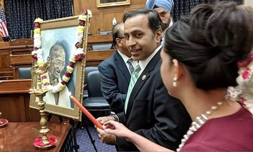 US lawmakers pay tributes to Mahatma Gandhi