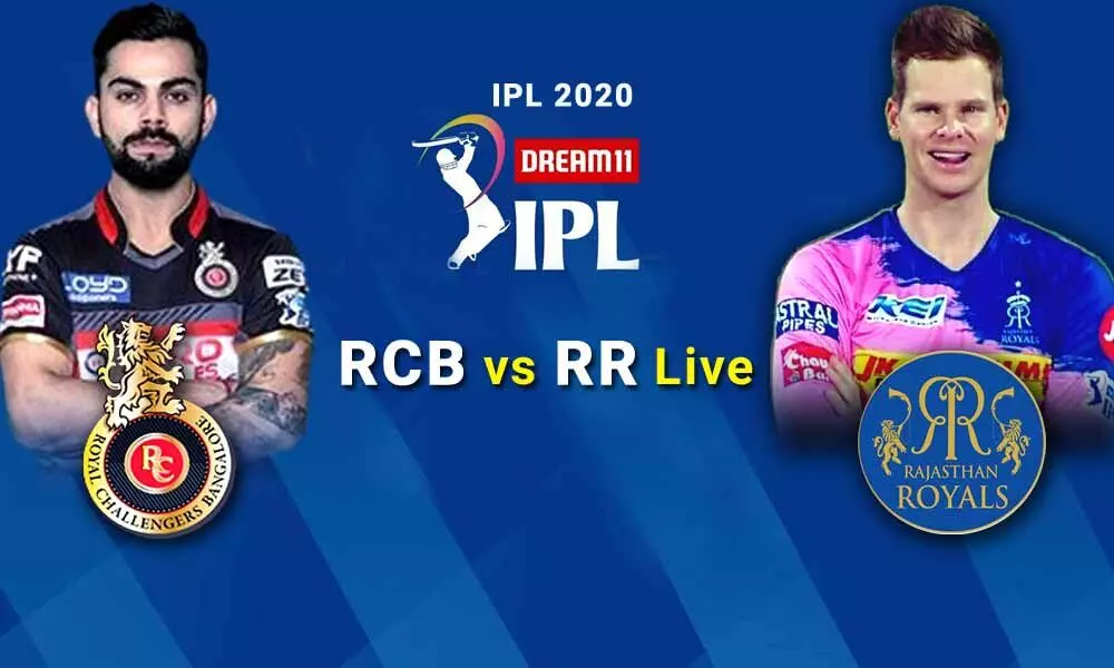 IPL 2020 Live Cricket Score RCB vs RR