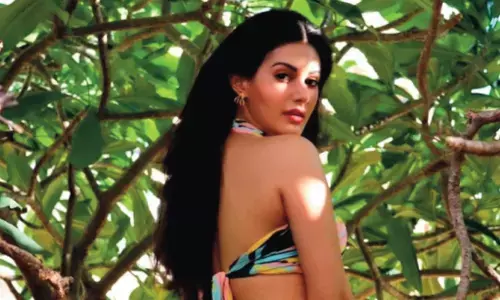 Amyra Dastur strikes a boho pose in her garden