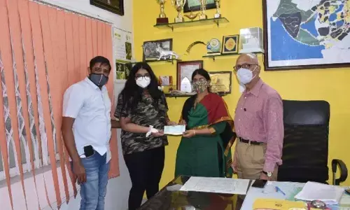 Hyderabad Teen Adopts Lioness Adishana at Nehru Zoological Park in memory of her grandfather