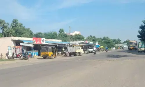 Encroachments at Dhanlakshmi Puram in Nellore rural mandal