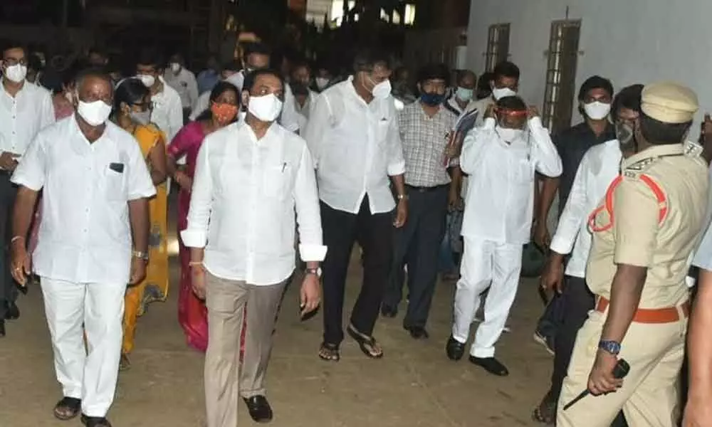 AP Cabinet Sub-Committee members visited the Thandava and Etikoppaka co-operative sugar factories in Visakhapatnam