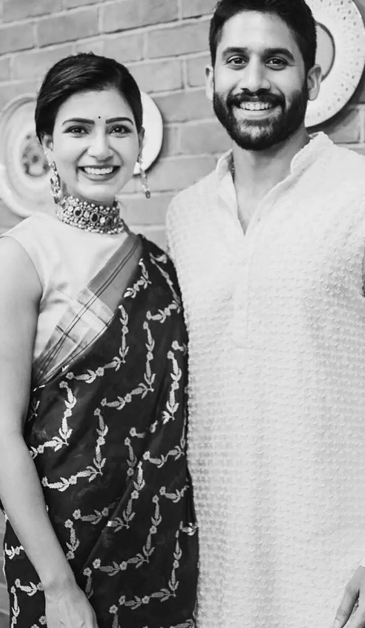Lovely Pics Of This Cute Couple Samantha Akkineni And Naga Chaitanya