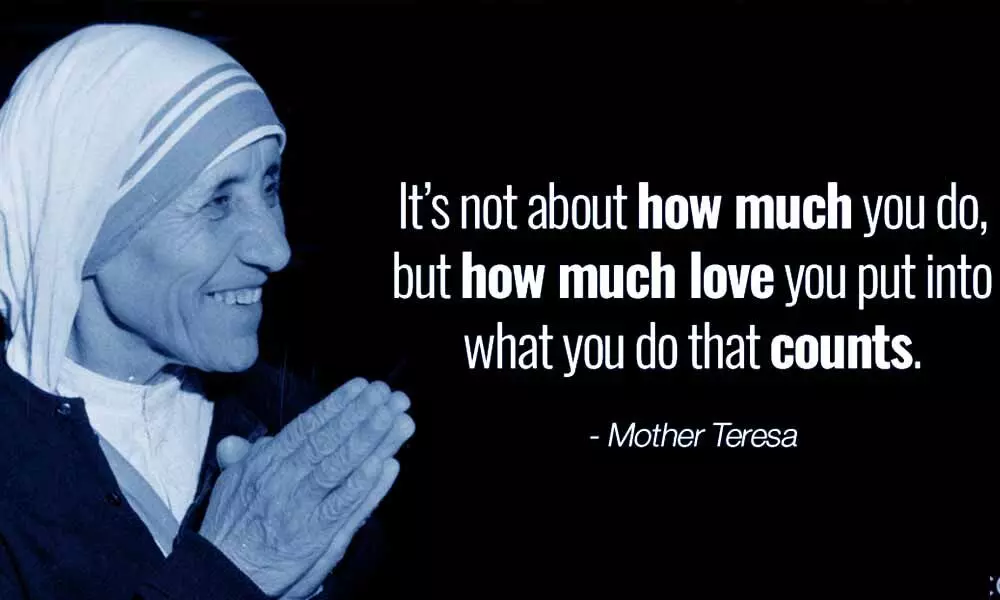 mother teresa helping the poor quotes