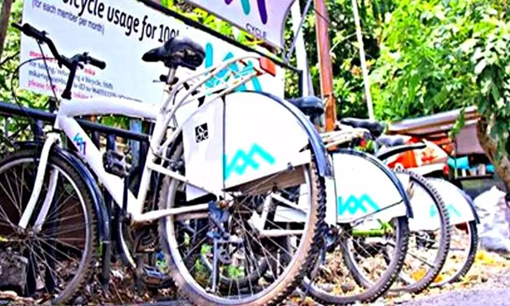 Chennai Corporation says pay Rs 1000, take a cycle home