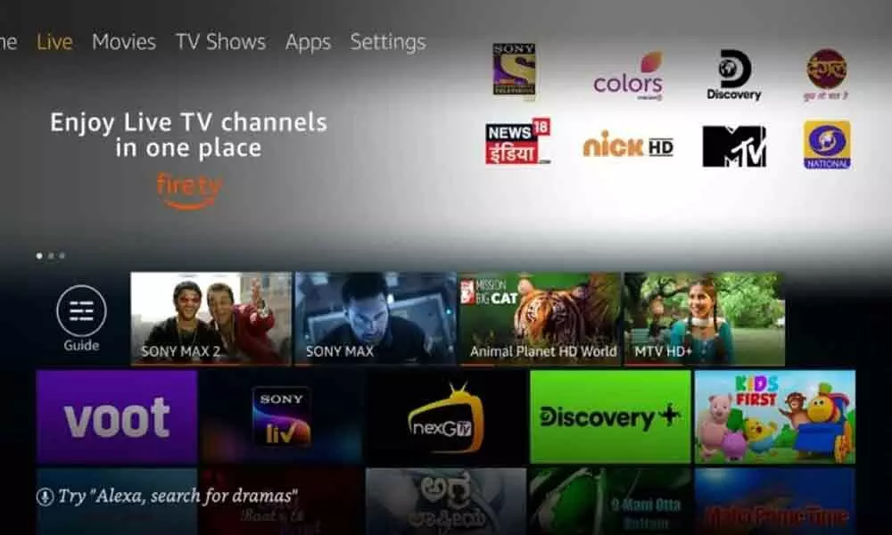 Amazon introduces Live TV feature for Fire TV devices in India