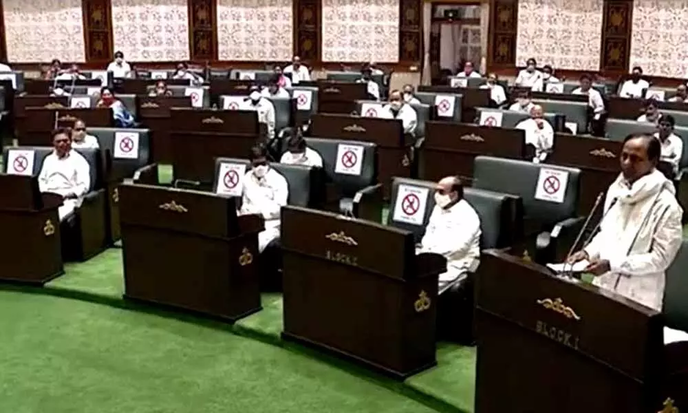Telangana assembly session on Oct 12, 13