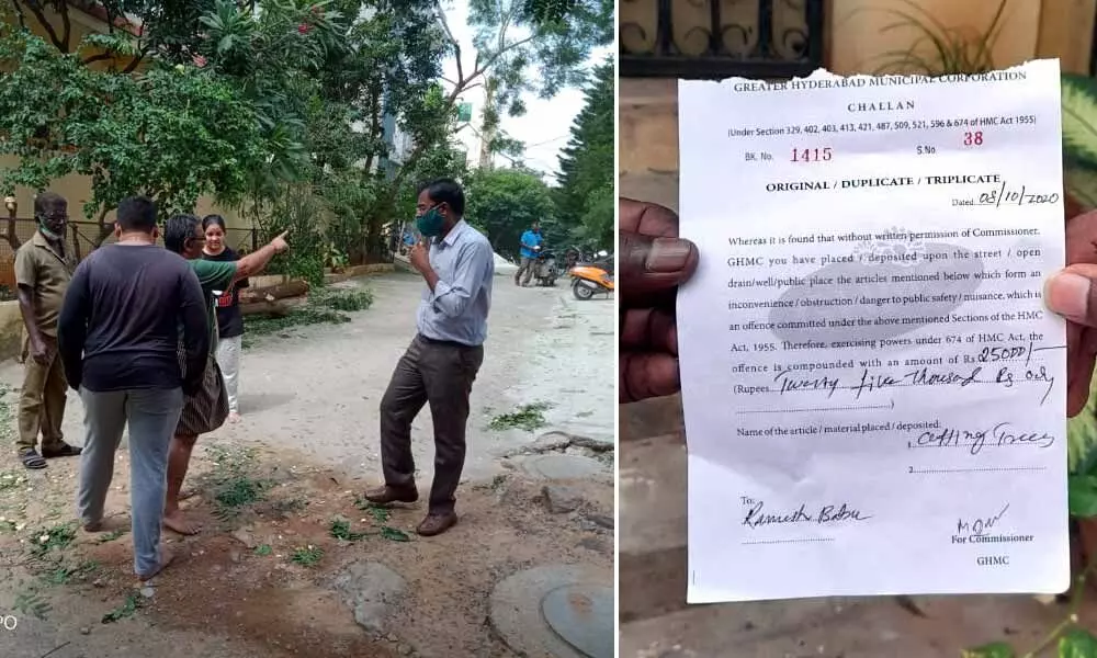 Hyderabad: Man fined of Rs 25,000 for cutting down tree