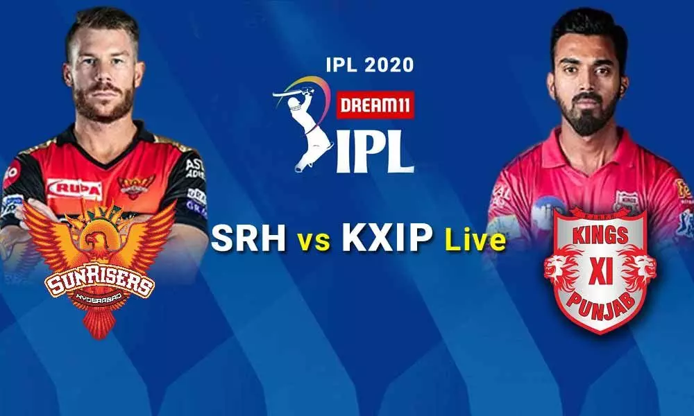 IPL 2020 Live Cricket Score SRH vs KXIP