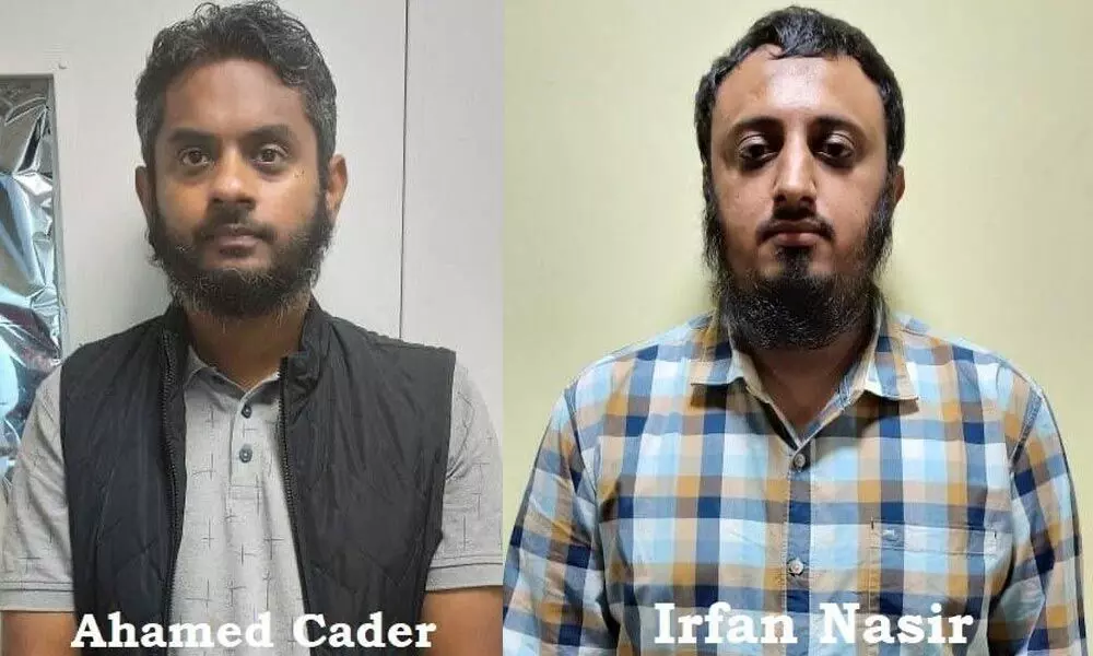 Ahamed Cader and Irfan Nasir