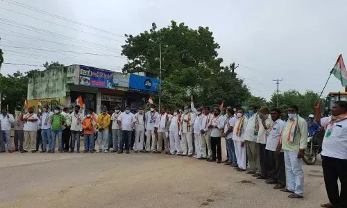 Congress leaders and workers