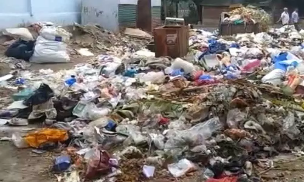 Garbage not cleared regularly in hyderabad