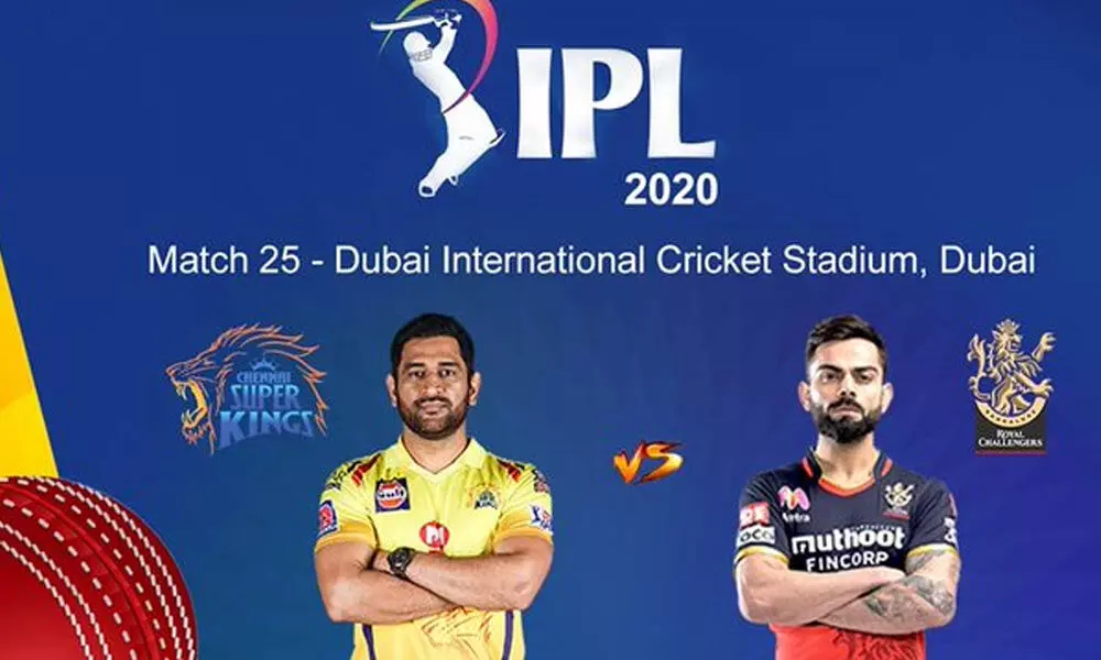 IPL 2020 Live Score Chennai Super Kings vs Royal Challengers Bangalore