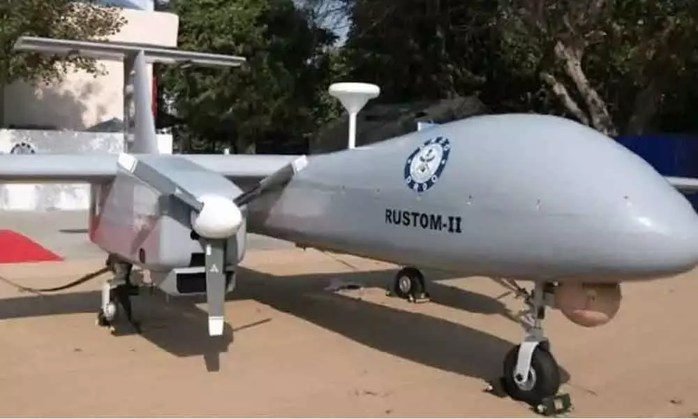 Rustom-2. The medium altitude long endurance indigenous prototype drone