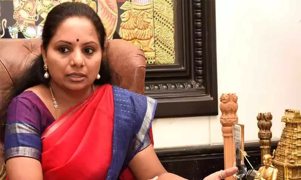 Kavitha wins Nizamabad council seat