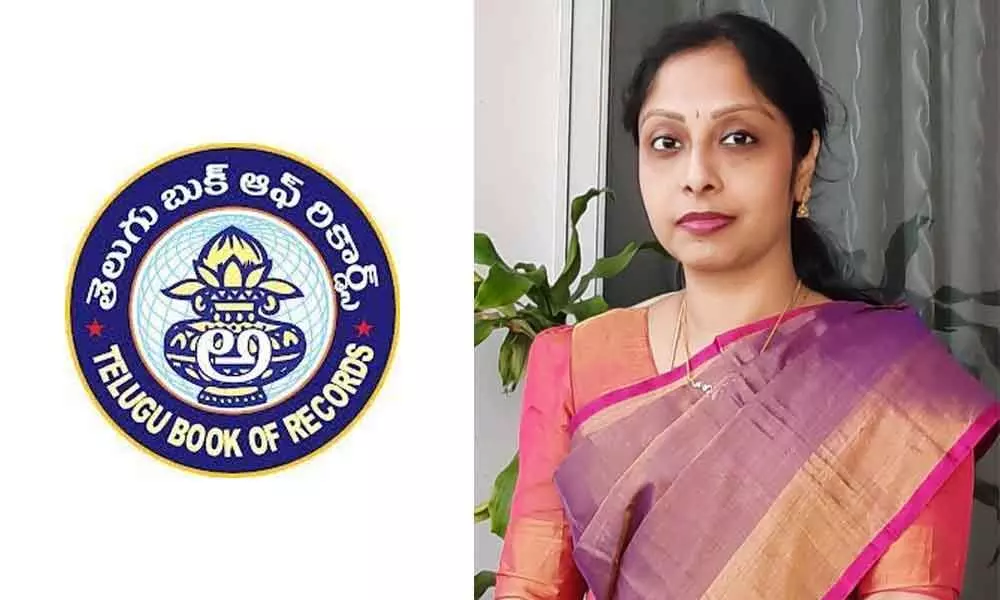 Radhika Mangipudi enters Telugu Book of Records