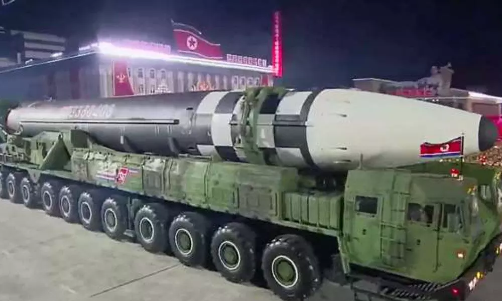 North Korea unveils monster missile; keeps world on edge