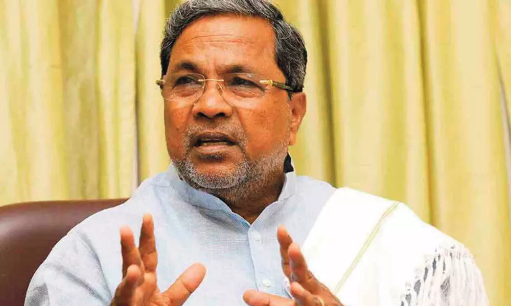 Former chief minister Siddaramaiah