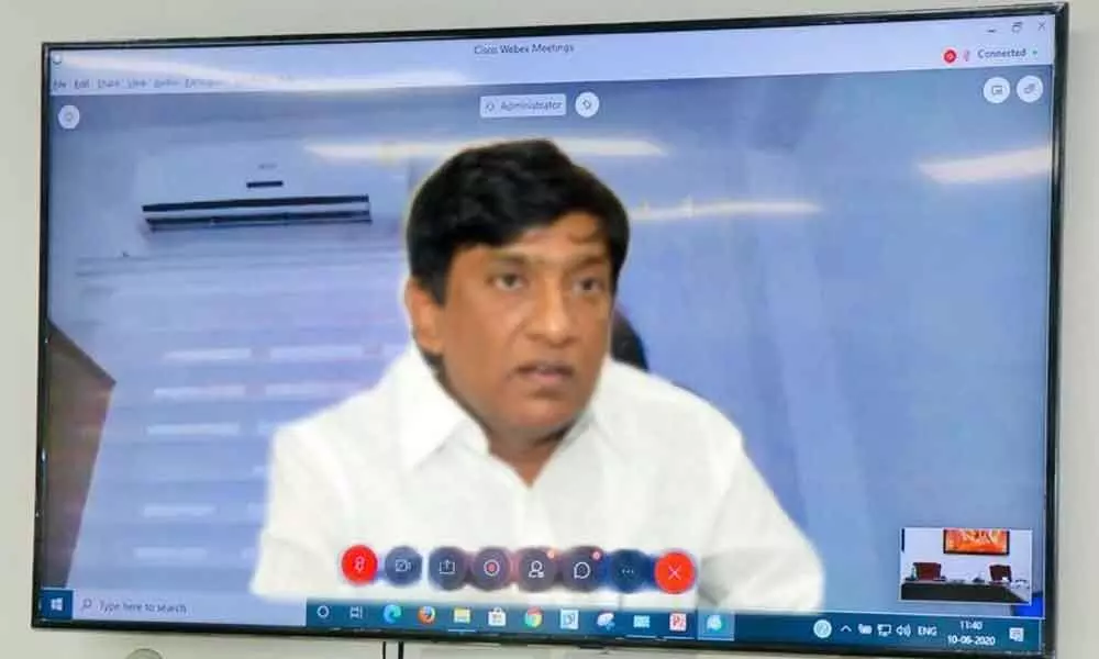 Sri B Vinod Kumar,Vice-Chairman…Virtual Mode