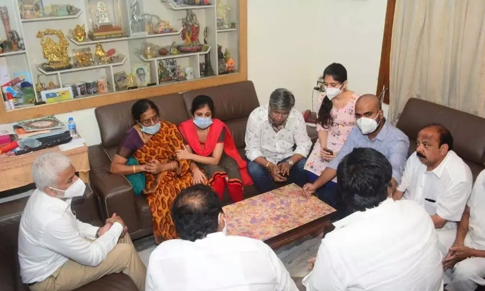 MP Vijayasai Reddy pays tributes to Dronamraju Srinivasa Rao
