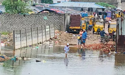 Old City reels under rain fury
