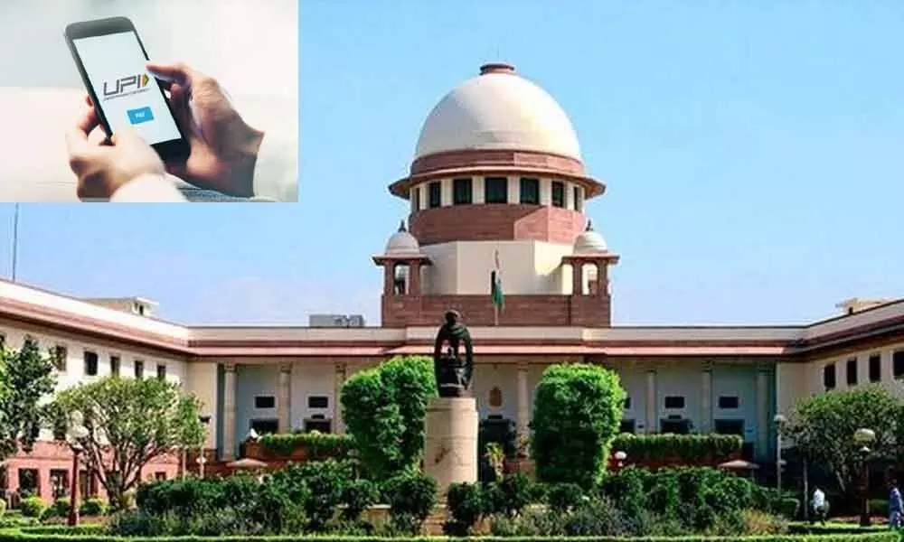 The Supreme Court sent notices to the Center, Google, Amazon and Facebook regarding UPI transactions