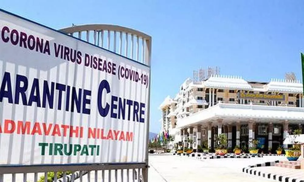 Covid care centres in Tirupati