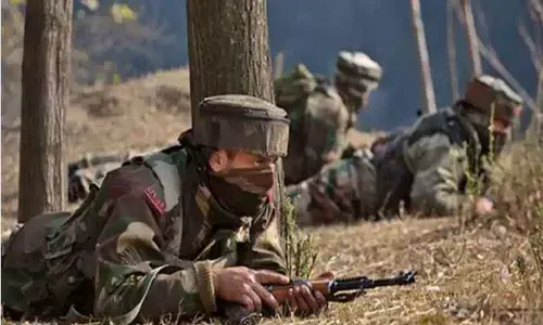 Pakistan continues ceasefire violation on LoC in J&K