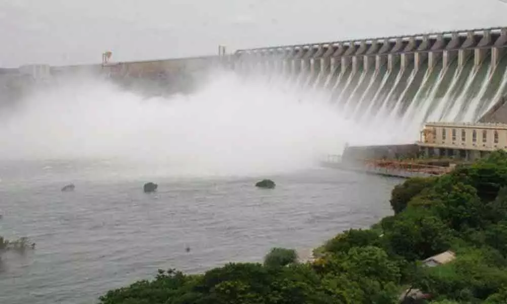 Telangana rains: 18 crest gates of Nagarjuna Sagar project lifted