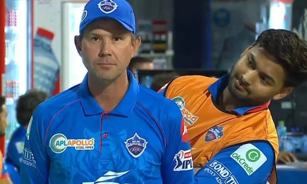 DC head coach Ricky Ponting reacts after Rishabh Pant, Stoinis prank goes viral