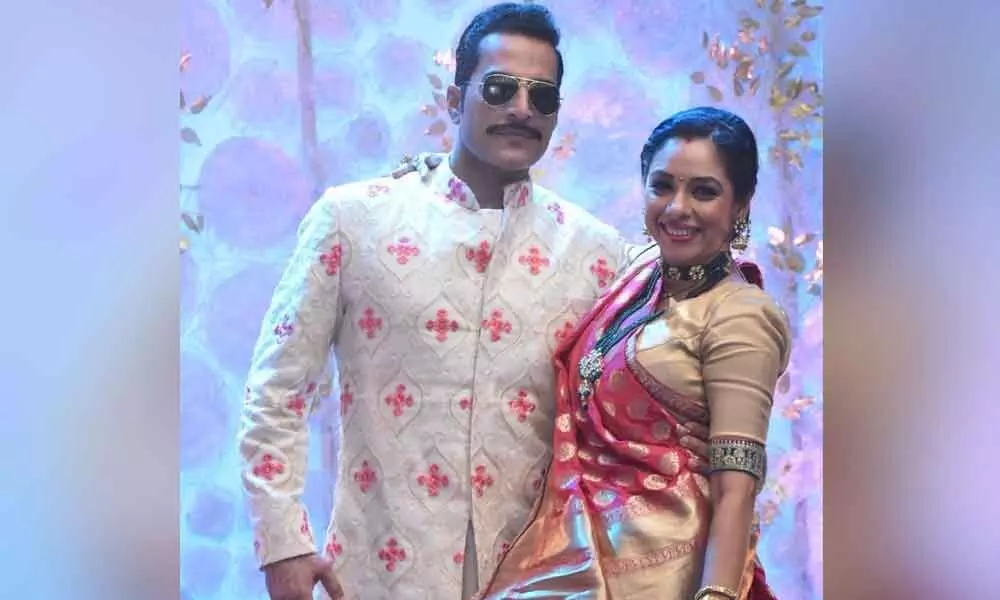 Rupali Ganguly with Sudhanshu Pandey in Anupamaa