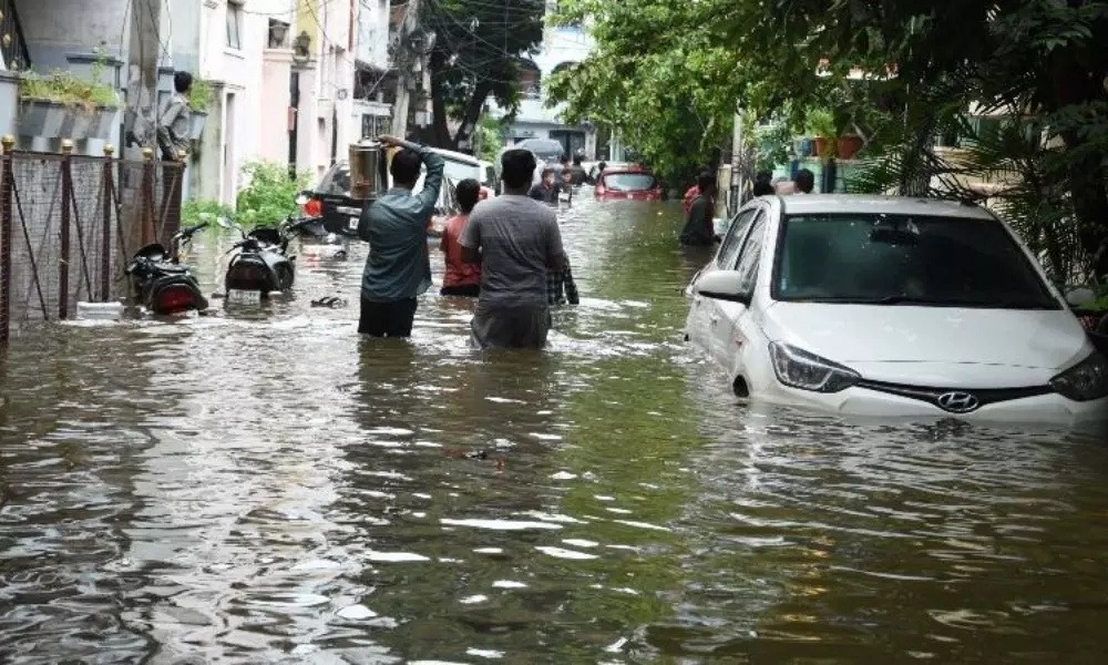 2 bodies recovered as water recedes in Hyderabad