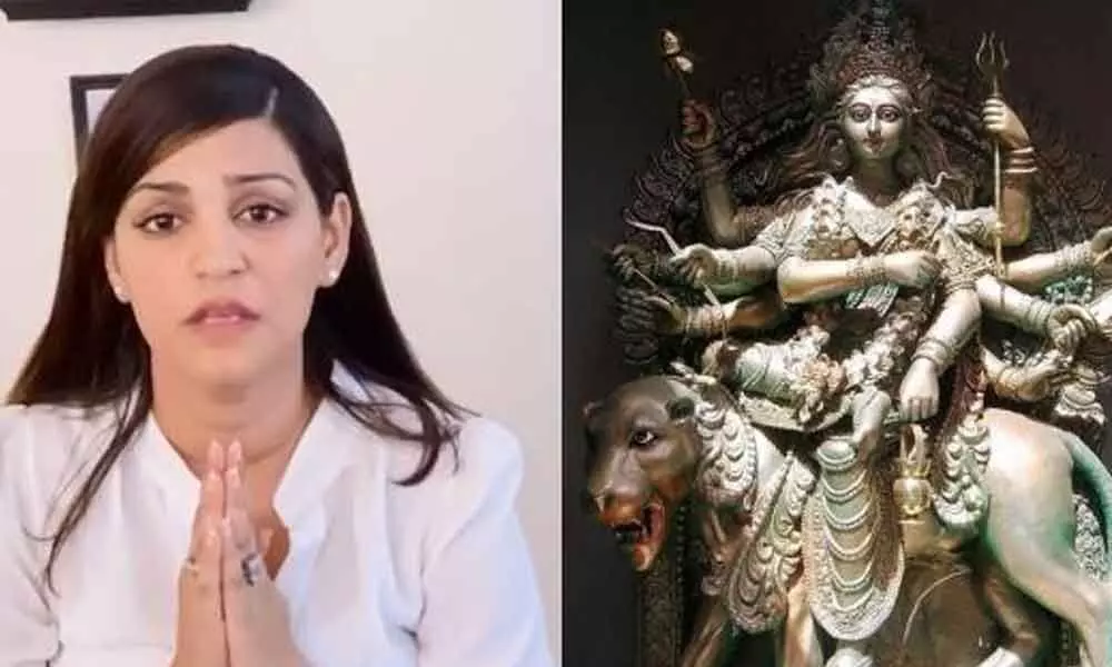 Shweta Singh Kirti Prays Goddess Durga On The Third Day Of Navratri