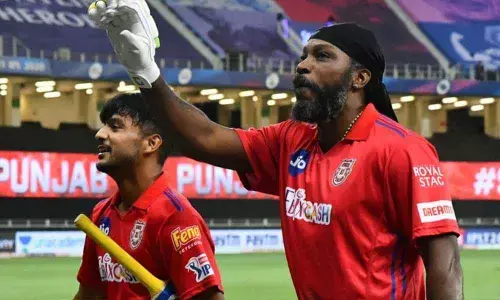 Chris Gayle and Mayank Agarwal