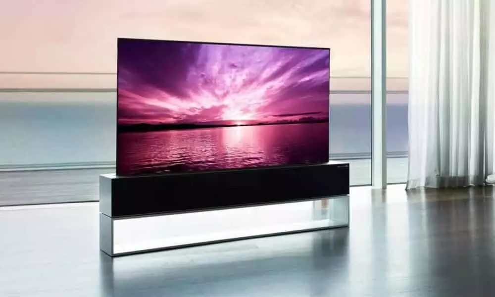 LG unveils world’s 1st rollable TV at Rs 64 lakh