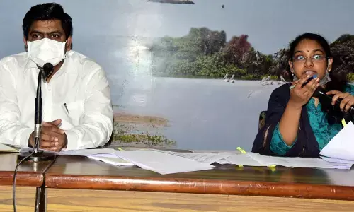 Collector R Muthyala Raju holding West Godavari District
