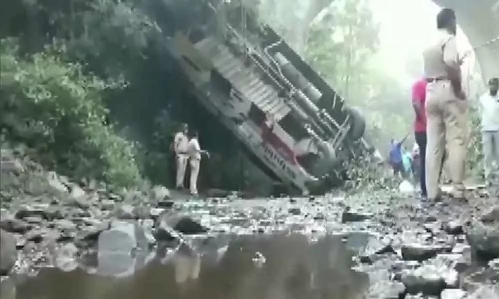 Maharashtra: 5 killed, 34 injured as bus falls into gorge