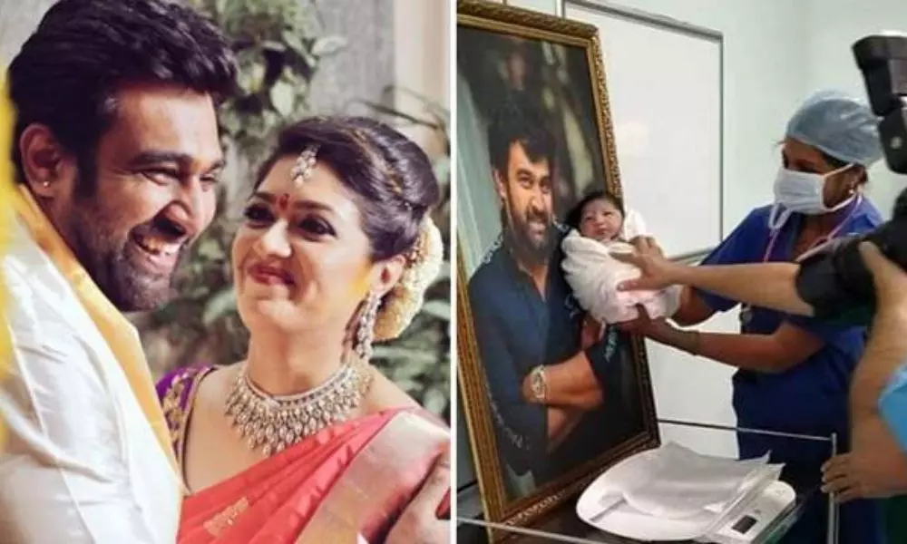 Kannada Actress Meghana Raj Sarja Is Blessed With A Baby Boy