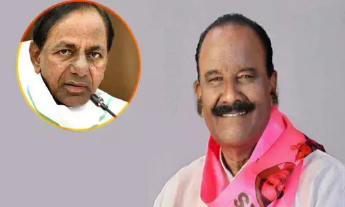 CM KCR condoles Nayani Narasimha Reddys demise